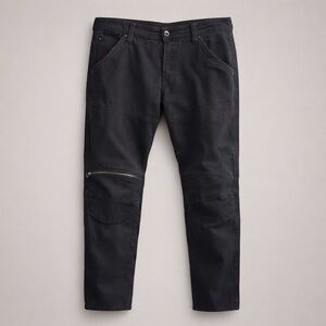 G Star RAW 5620 3D Zip Knee Skinny Jeans Black Designer Denim